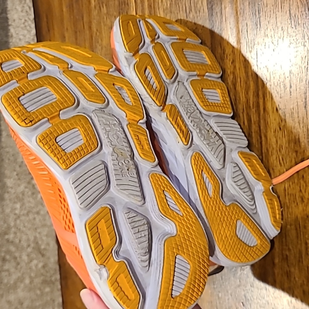 Hoka One One Bondi 7 Womens 9.5 Coral 1110519-CCSD Running Shoes - Picture 7 of 9